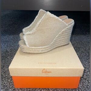 Castaner Fatima Wedge in Sand
